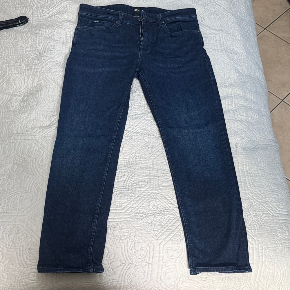 BOSS Men's Blue Jeans